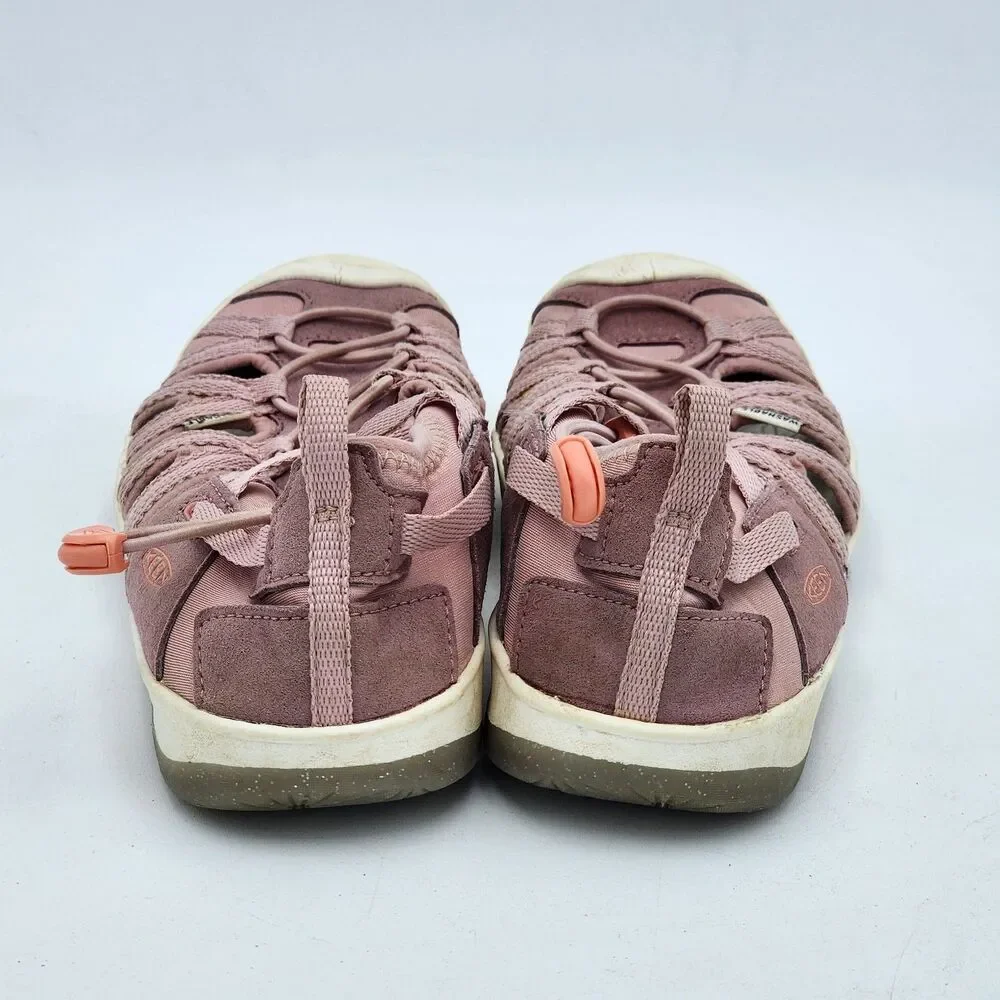 KEEN Kids Moxie Outdoor Sport Water Sandals Rose Papaya Pink Big Kid's Size 4